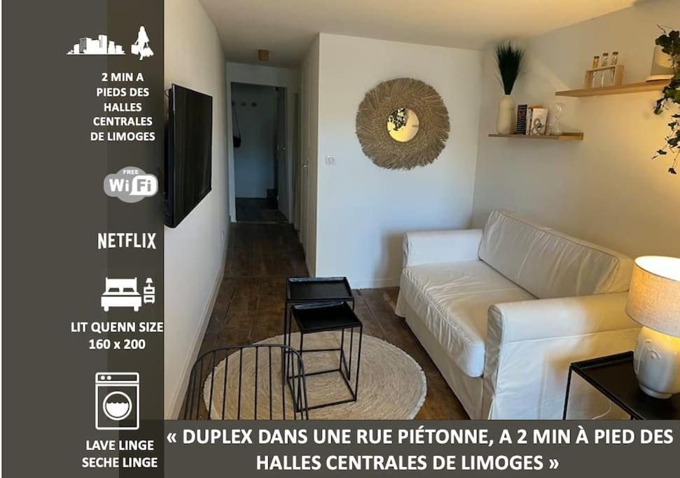 Superbe Duplex Hypercentre Dans Une Rue Pietonne Limoges Exteriör bild